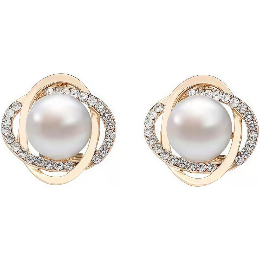 Women's Pearl Earring Hypoallergenic Dangle Earring Elegant Stunning Jewelry